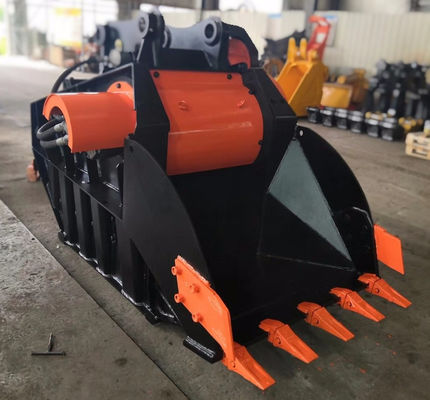 comprare 1-8m3 Excavator in acciaio ad alta resistenza Rock Crusher Bucket 350 Bar online manufacture