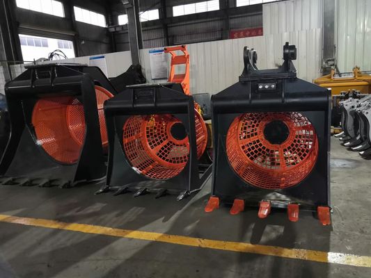 comprare Scavatori pesanti schermo rotativo mobile di screening bucket rotativo di screening bucket screen rotativo online manufacture